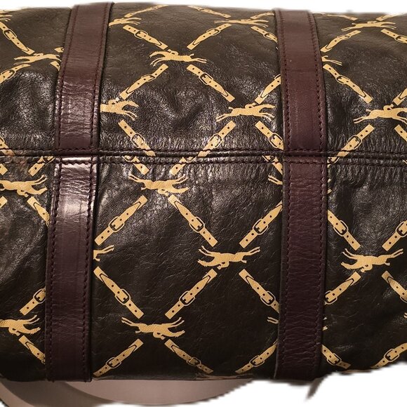 Pre-owned Longchamp Leather Boston Handbag/Satchel/Tote ~ Vintage - Picture 5 of 12